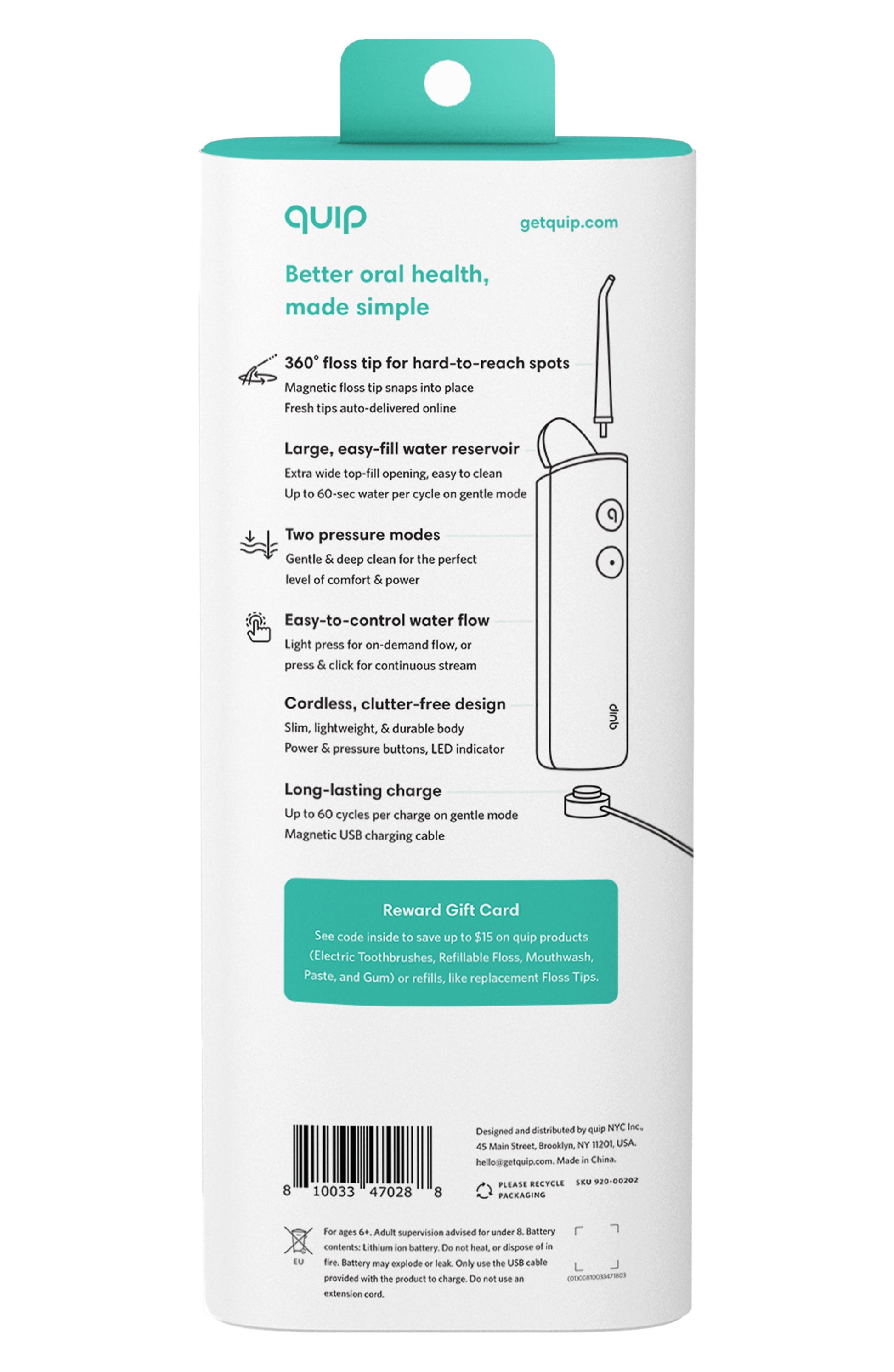 Rechargeable Water Flosser Call Me Petty