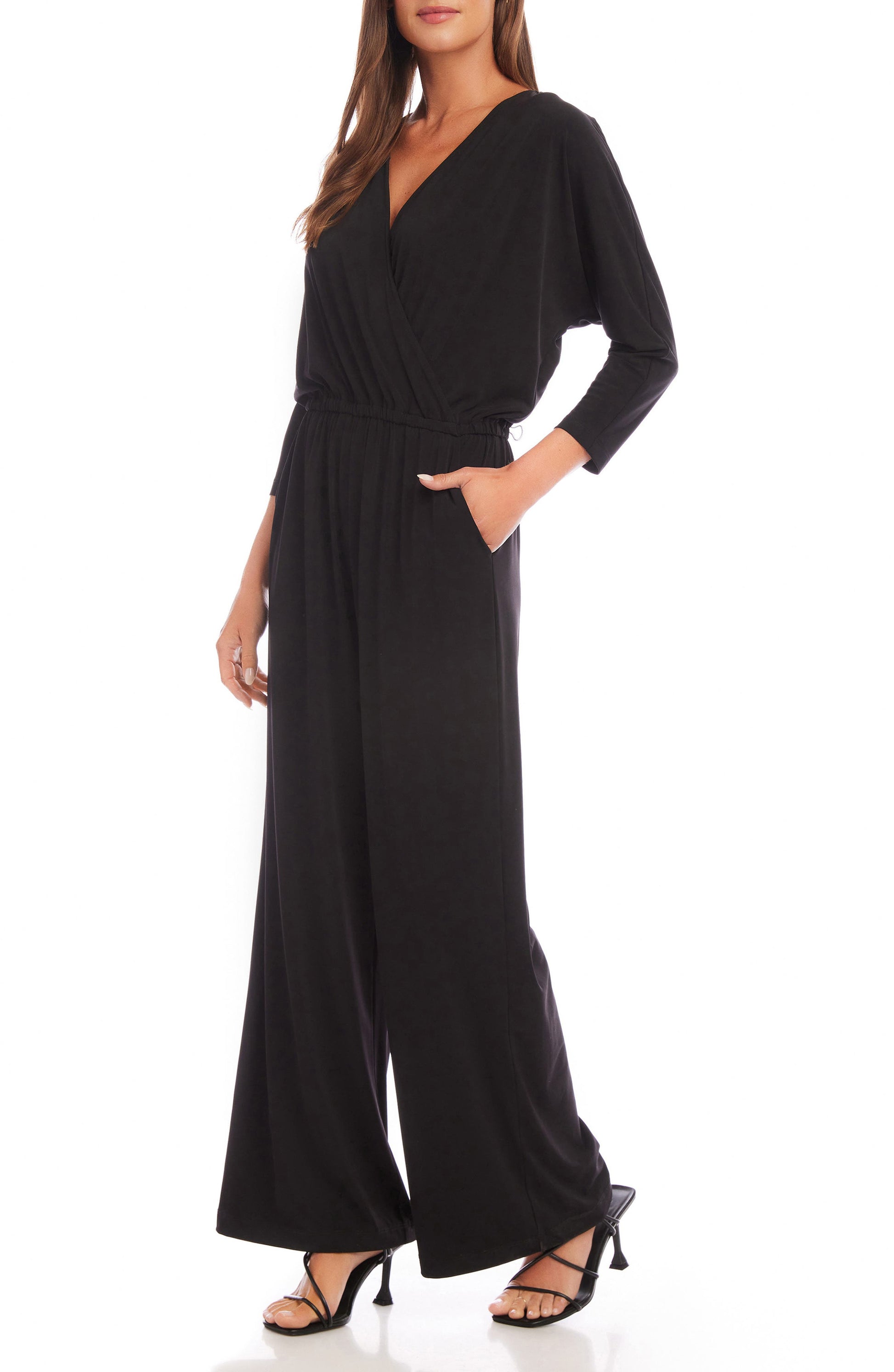 Travel Wide Leg Jersey Jumpsuit Call Me Petty
