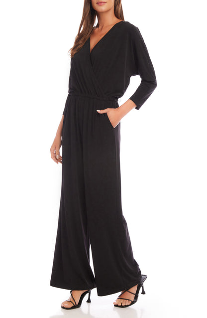 Travel Wide Leg Jersey Jumpsuit Call Me Petty