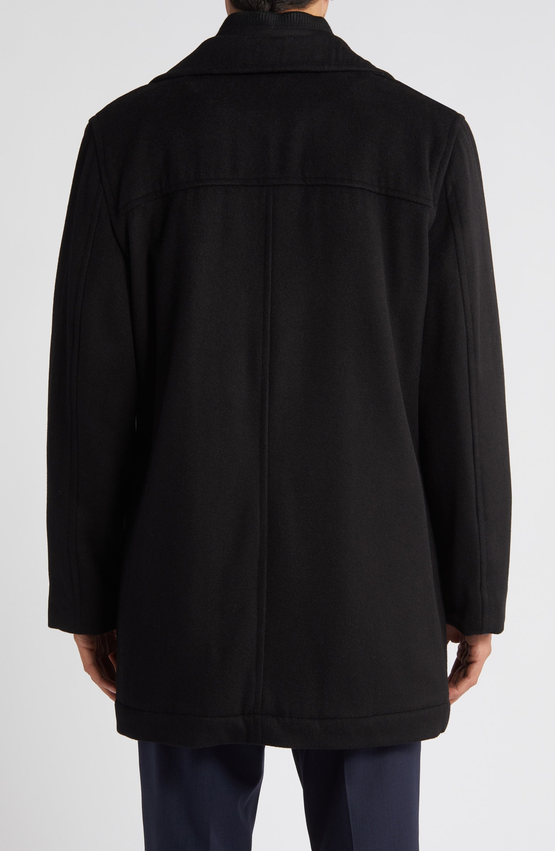 MacBeth Wool Blend Coat with Bib Call Me Petty
