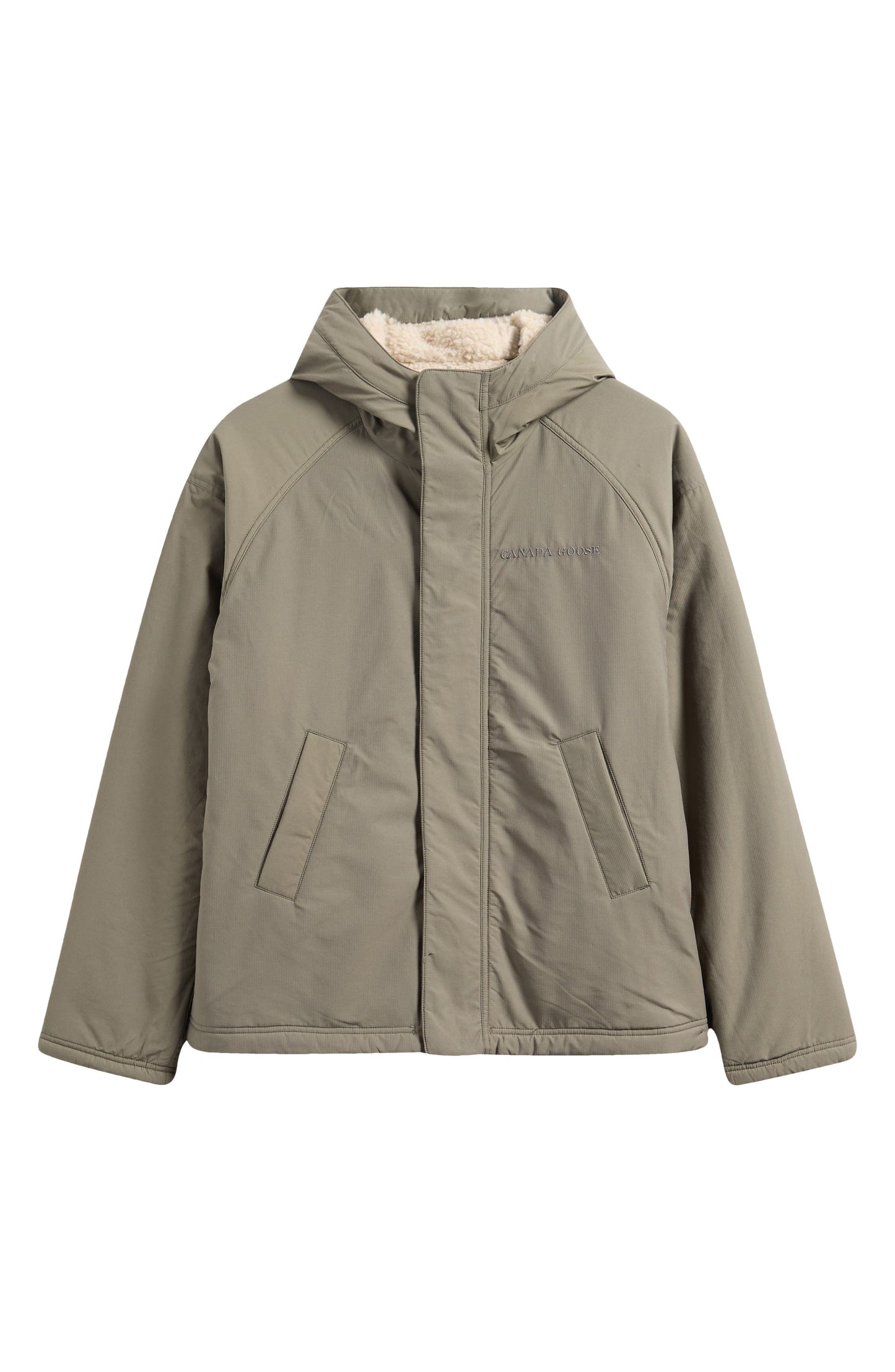 Alberini Reversible High Pile Fleece Bomber Jacket Call Me Petty