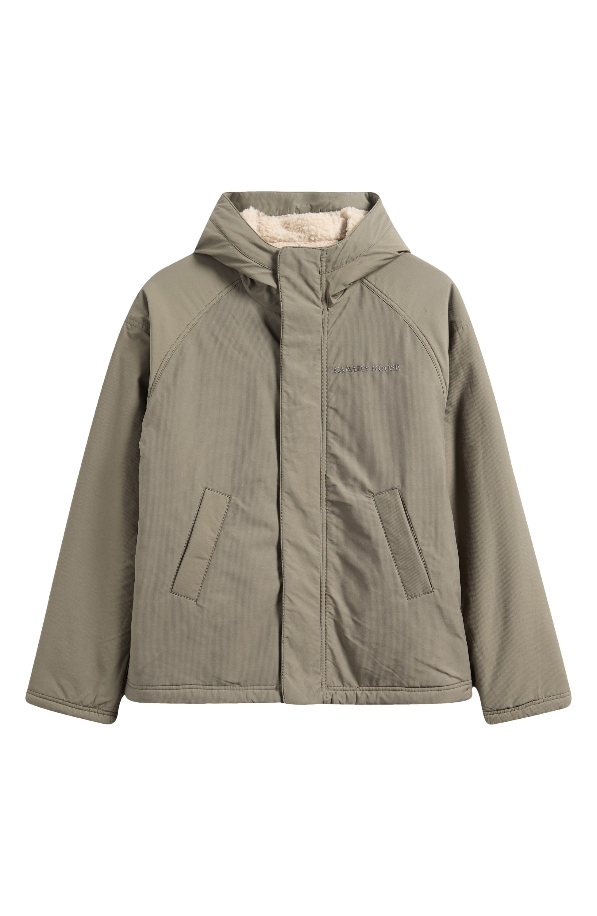 Alberini Reversible High Pile Fleece Bomber Jacket Call Me Petty