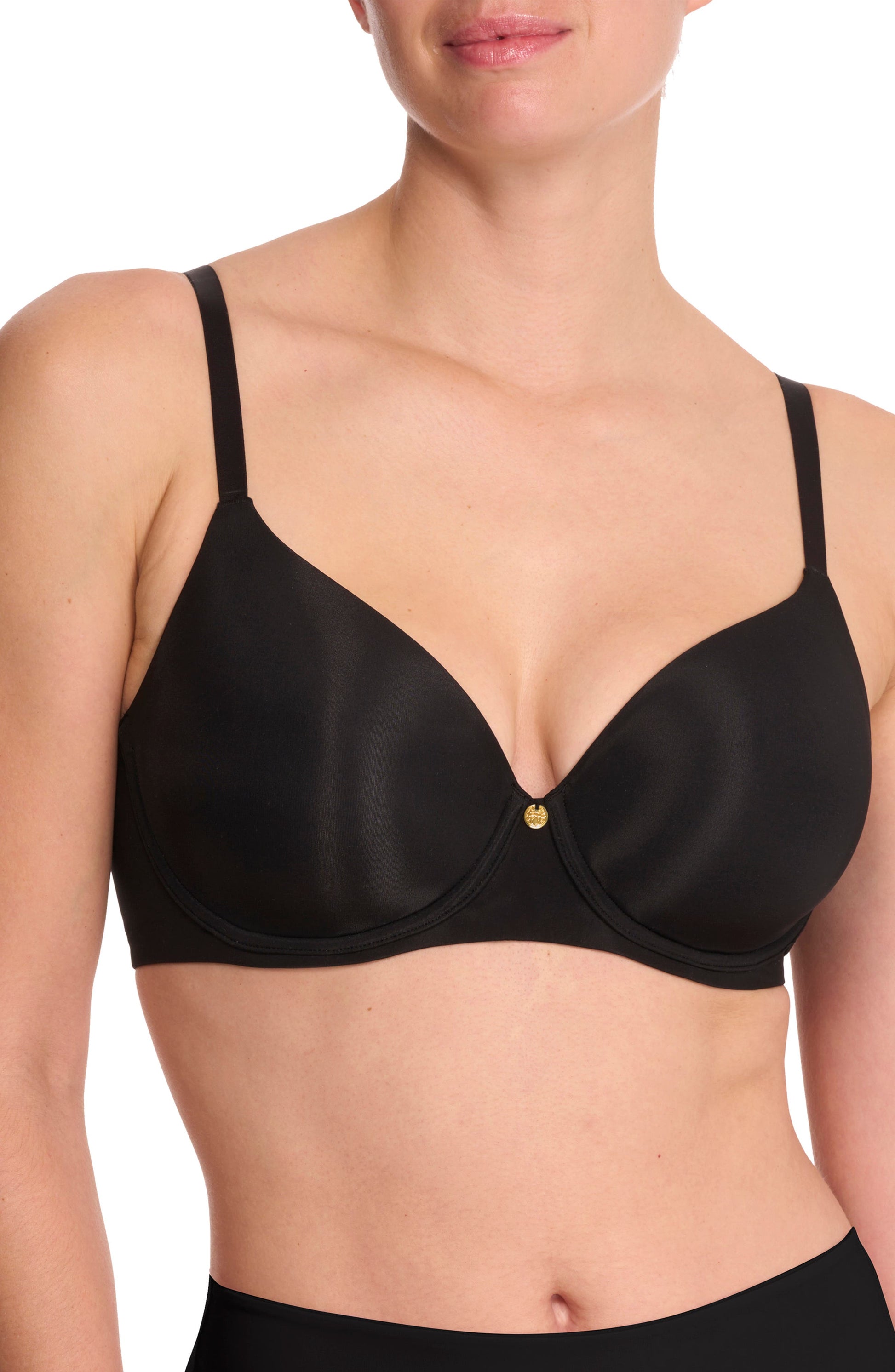 Cloud Comfort Underwire Back Smoothing Bra Black Call Me Petty