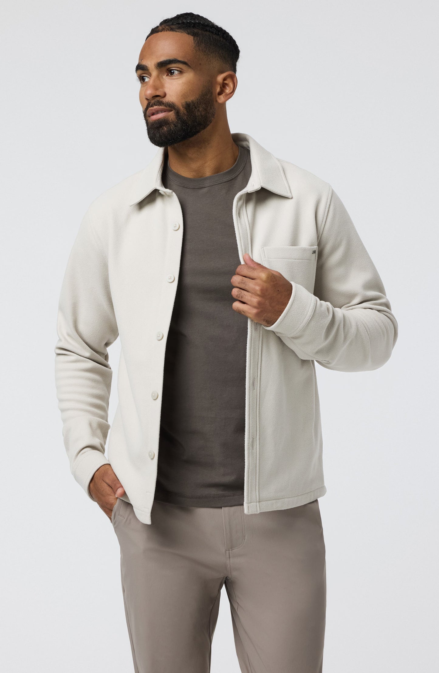 Beldon Brushed Twill Shirt Jacket Call Me Petty