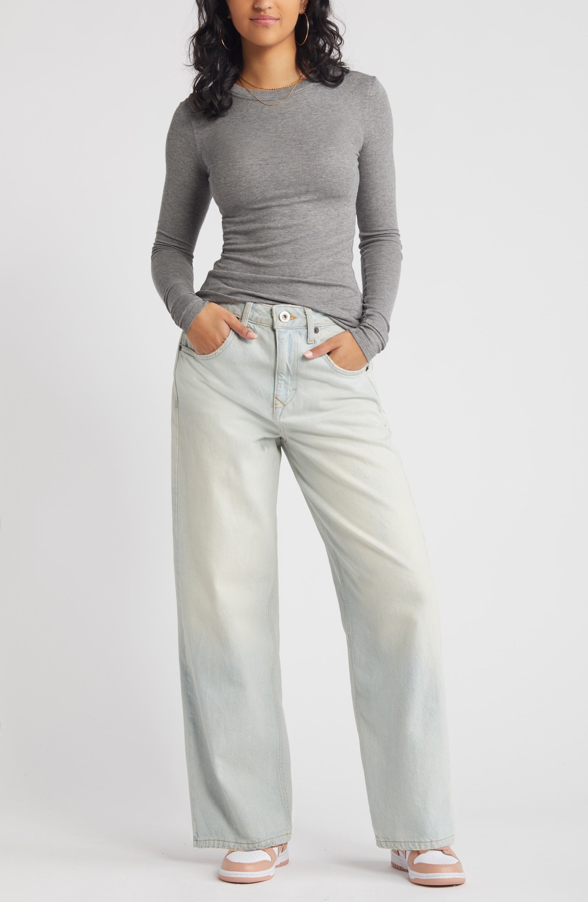 Ribbed Long Sleeve T-Shirt Call Me Petty