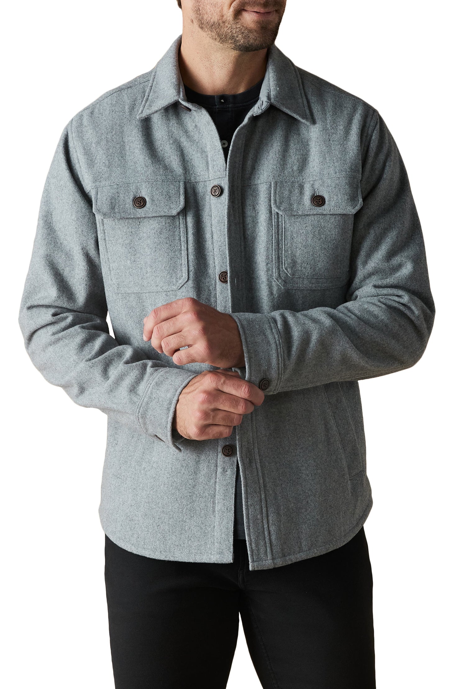 Brightside Flannel Lined Workwear Jacket Ash Call Me Petty