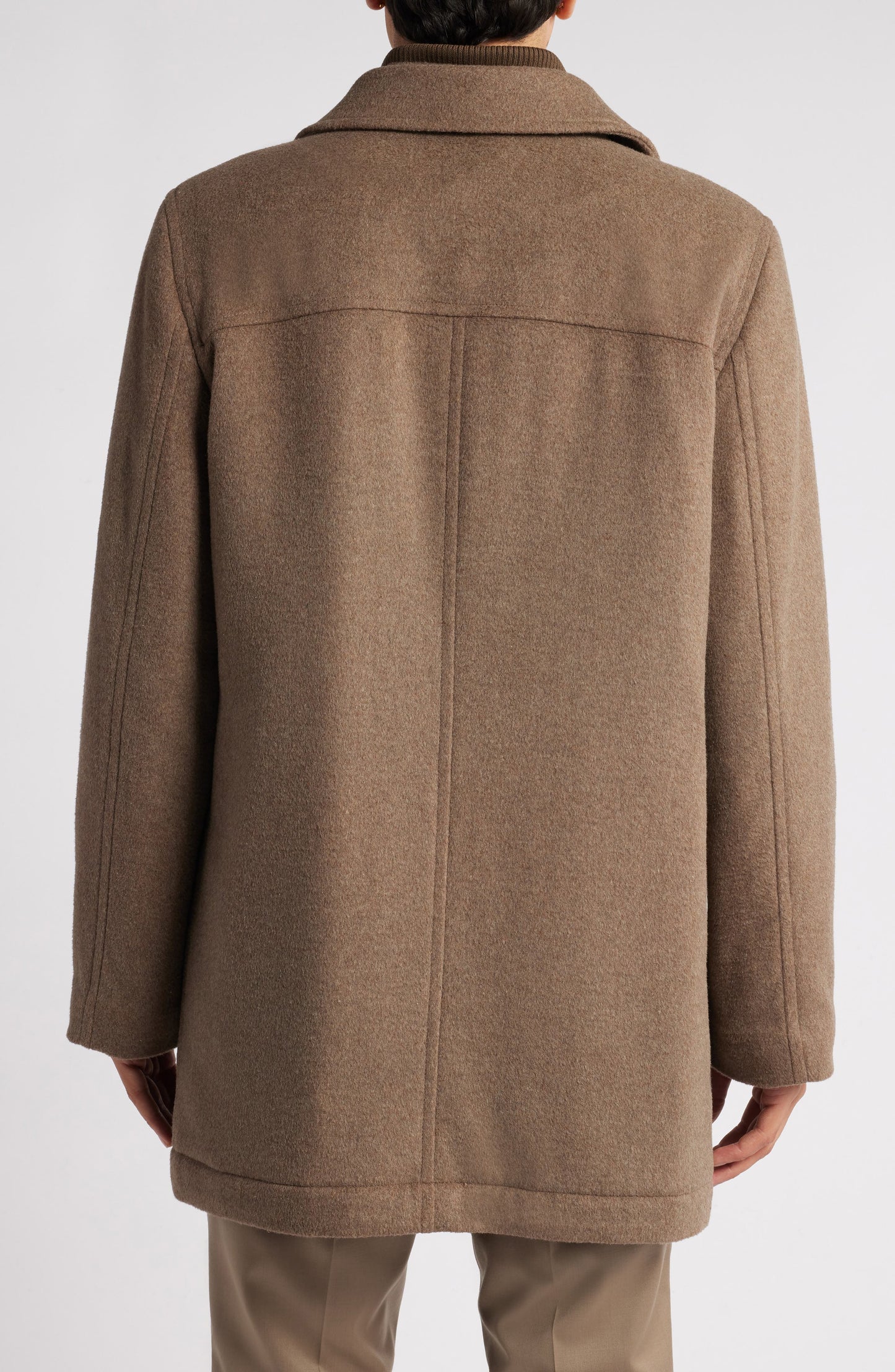 MacBeth Wool Blend Coat with Bib Call Me Petty