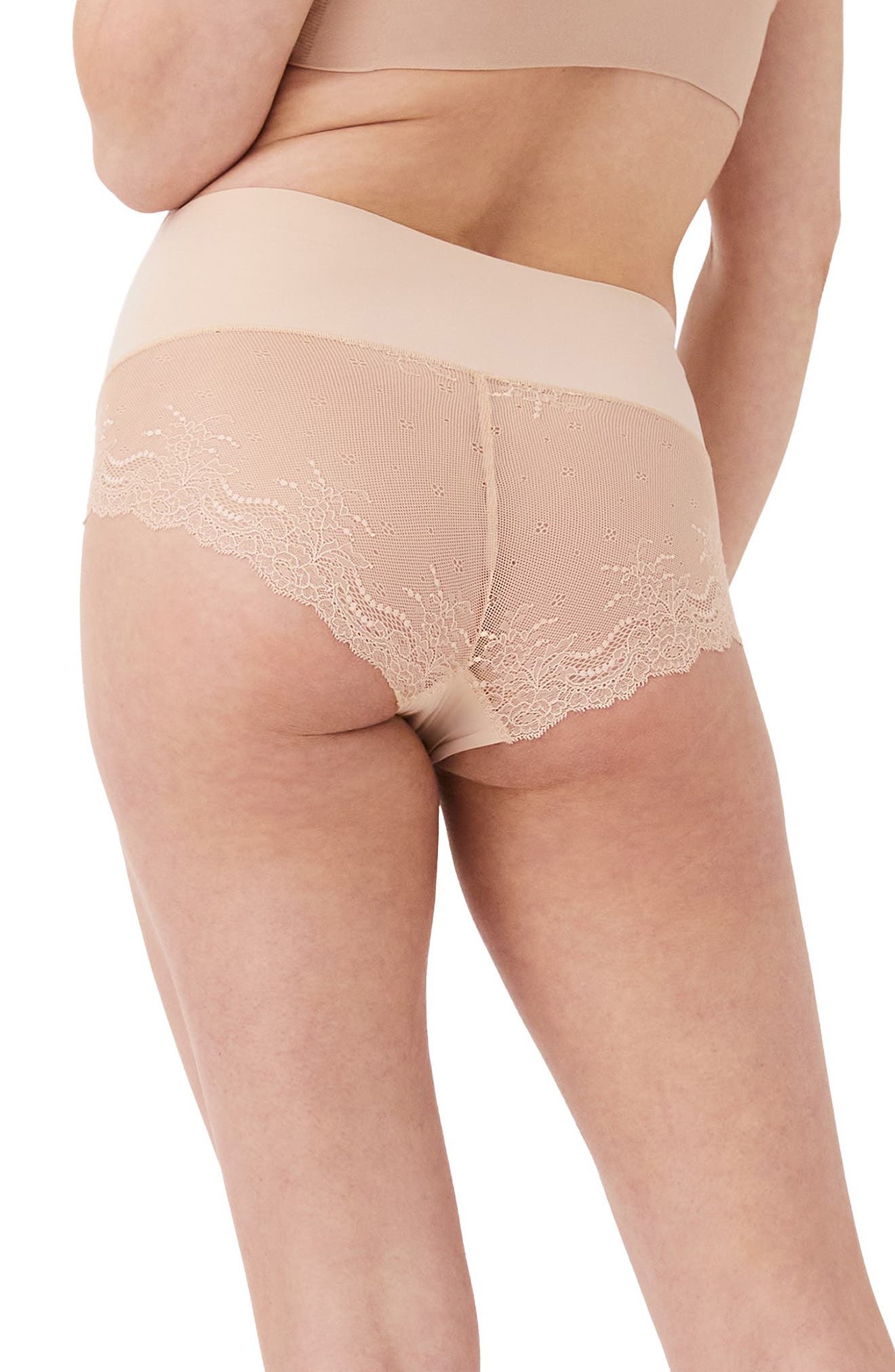 SPANX smooth Undie-tectable Lace Hi-Hipster Panties Call Me Petty