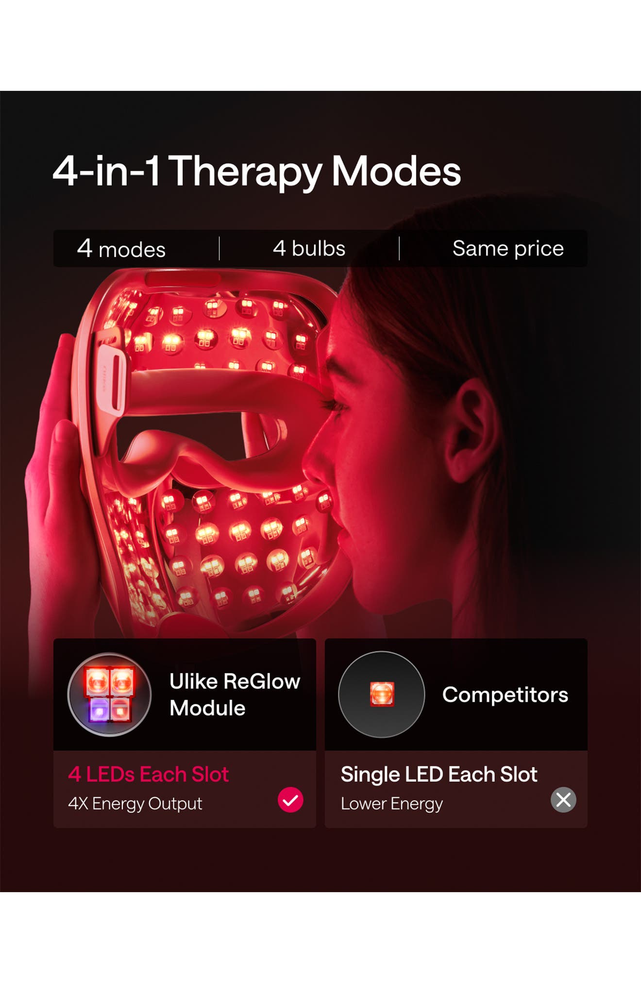 ReGlow 4-in-1 LED Light Therapy Mask Call Me Petty