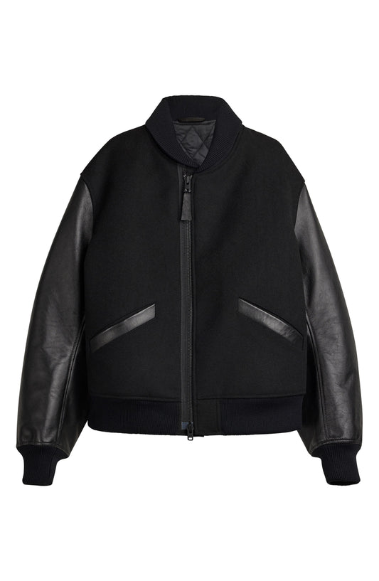 Letterman Varsity Jacket Black Call Me Petty