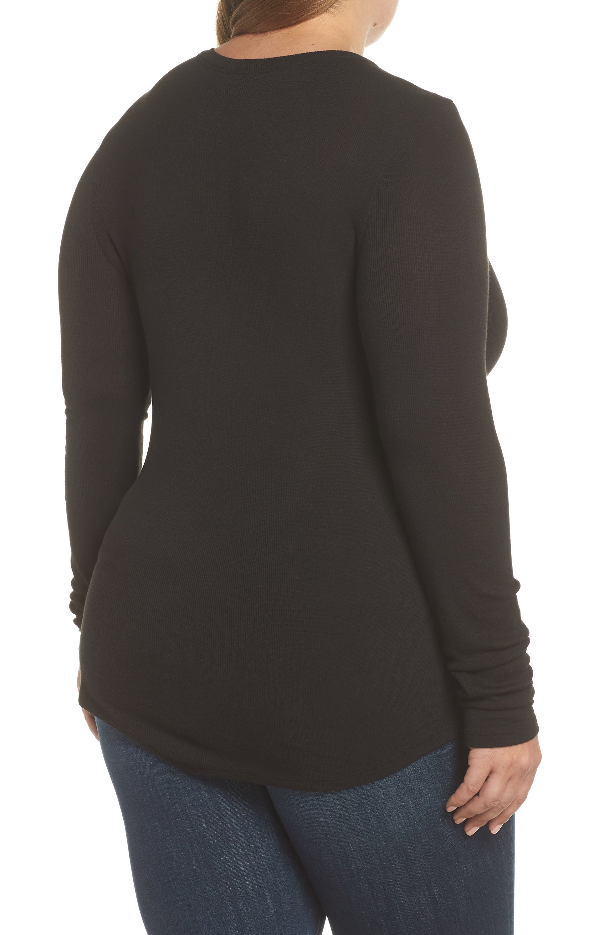 Ribbed Long Sleeve T-Shirt Call Me Petty